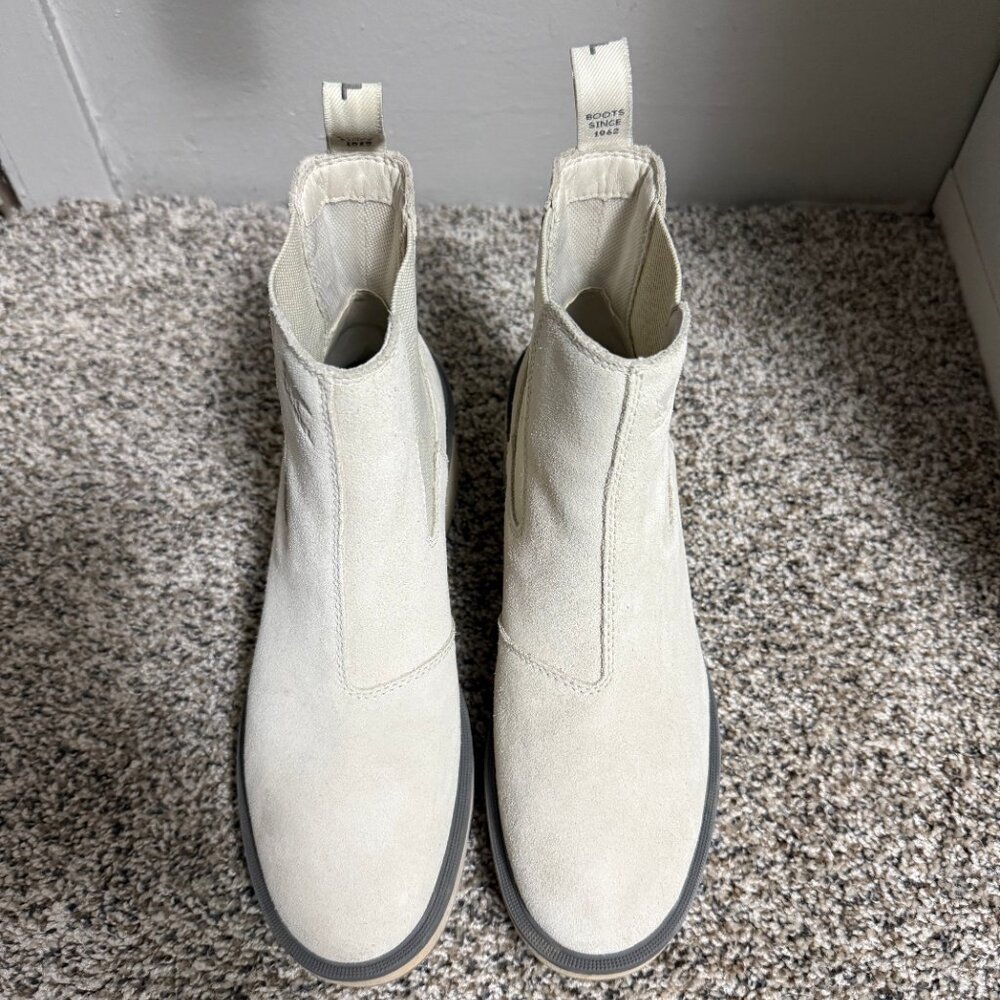 Sorel Hi-Line Heel Chelsea Boot Chalk, Ceramic Women 8.5 - Picture 9 of 12